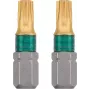 Brocas de destornillador KWB 124215 2 uds. Torx T15 25 mm hexagonal