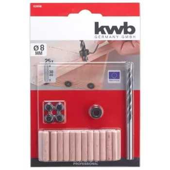 Broca helicoidal KWB 028086 8 mm de diámetro 1 ud.