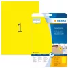 Etiqueta de impresora autoadhesiva HERMA Coloured Labels A4 210x297 mm amarillo papel mate 20 uds.