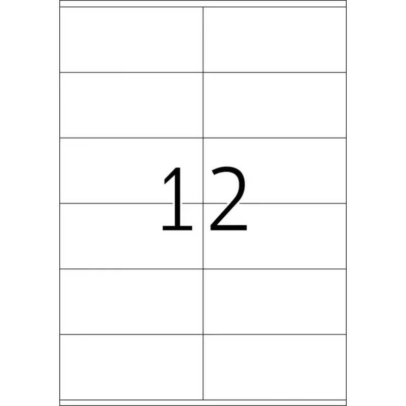 Etiqueta de impresora autoadhesiva HERMA Premium A4 105x48 mm 300 uds.