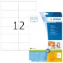 Etiqueta de impresora autoadhesiva HERMA Premium A4 105x48 mm 300 uds.