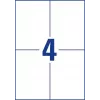 Etiquetas rectangulares autoadhesivas Avery Zweckform 6120 — blanco, adhesivo permanente, 120 uds.