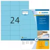Etiquetas HERMA de color A4 70x37 mm azul papel mate 2400 uds.