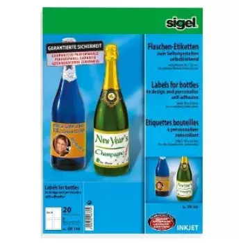 Etiquetas autoadhesivas Sigel DE160