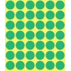 Puntos de codificación por colores, Avery, verde