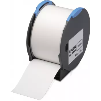 Cinta de etiquetas transparente Epson RC-T5TNA, 50 mm × 15 m, para LabelWorks Pro100