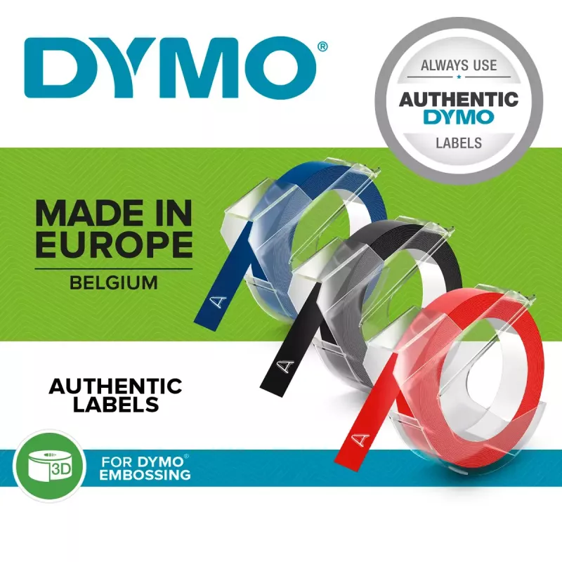 Cinta de etiquetar DYMO cintas de etiquetas 3D S0898150