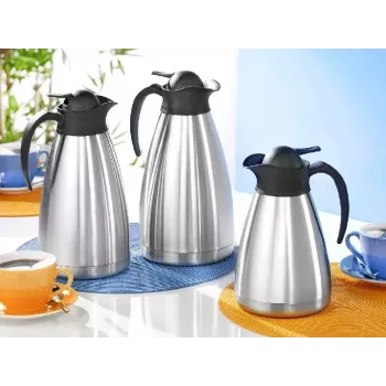 Botella isotérmica Esmeyer THERMOART 1 L negra acero inoxidable