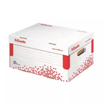 Archivador Esselte Speedbox FSC® A4, rojo, blanco, A4, 290 g, 252 x 355 x 193 mm