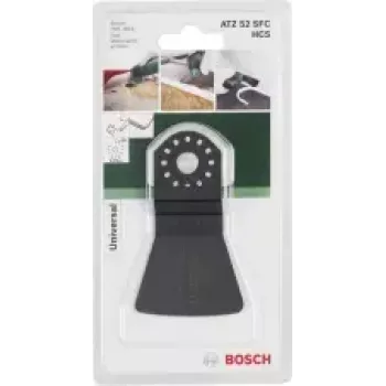 Raspador Bosch HCS ATZ 52 SFC — hoja raspadora para masilla y material de juntas blando, 45 mm de longitud, 52 mm de anchura, 1 ud.