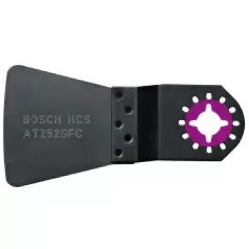 Raspador Bosch HCS ATZ 52 SFC — hoja raspadora para masilla y material de juntas blando, 45 mm de longitud, 52 mm de anchura, 1 ud.