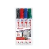 Rotulador permanente Edding 3300 punta biselada negro azul verde rojo