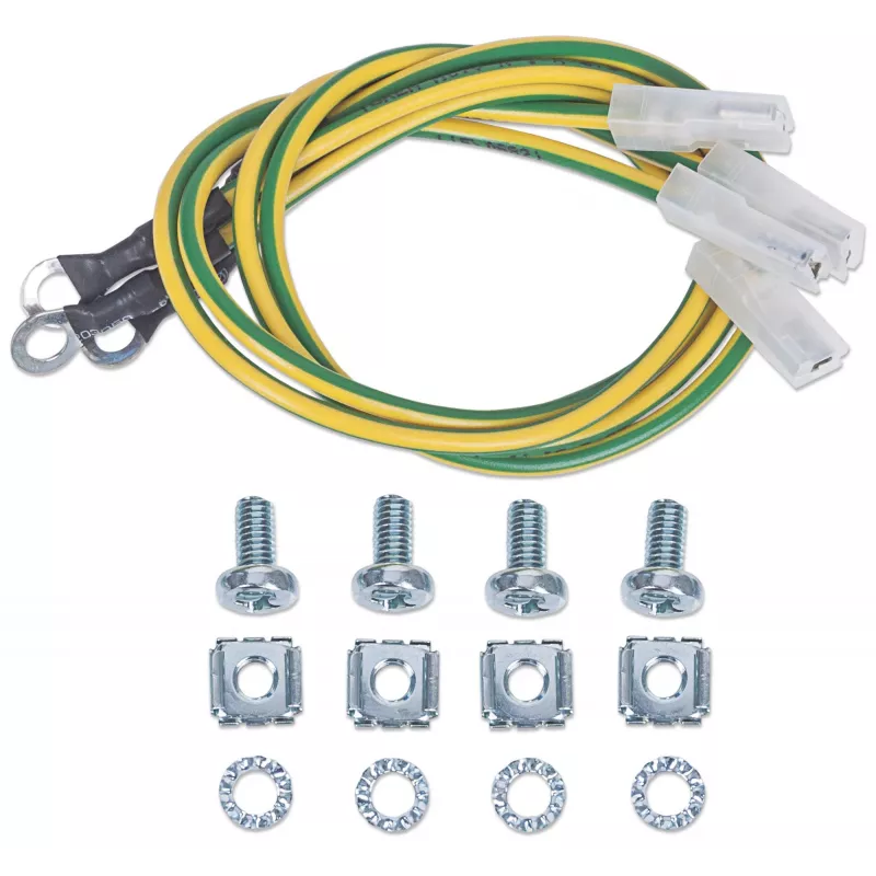 Intellinet 712187 kit de puesta a tierra con cuatro cables de puesta a tierra y kit de montaje
