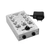 Mesa de mezclas de audio Omnitronic 10006881 2 canales 20 - 20000 Hz plata