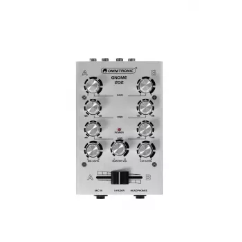 Mesa de mezclas de audio Omnitronic 10006881 2 canales 20 - 20000 Hz plata