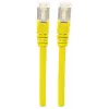 Cable de red patch Intellinet, Cat6, 2 m, amarillo, cobre, S/FTP, LSOH/LSZH, PVC, RJ45, contactos dorados, protección de lengüeta, protección antiacodamiento, garantía de por vida