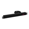 Unidad de distribución de corriente Eurolite 30240215 8 salidas AC 1U Negro