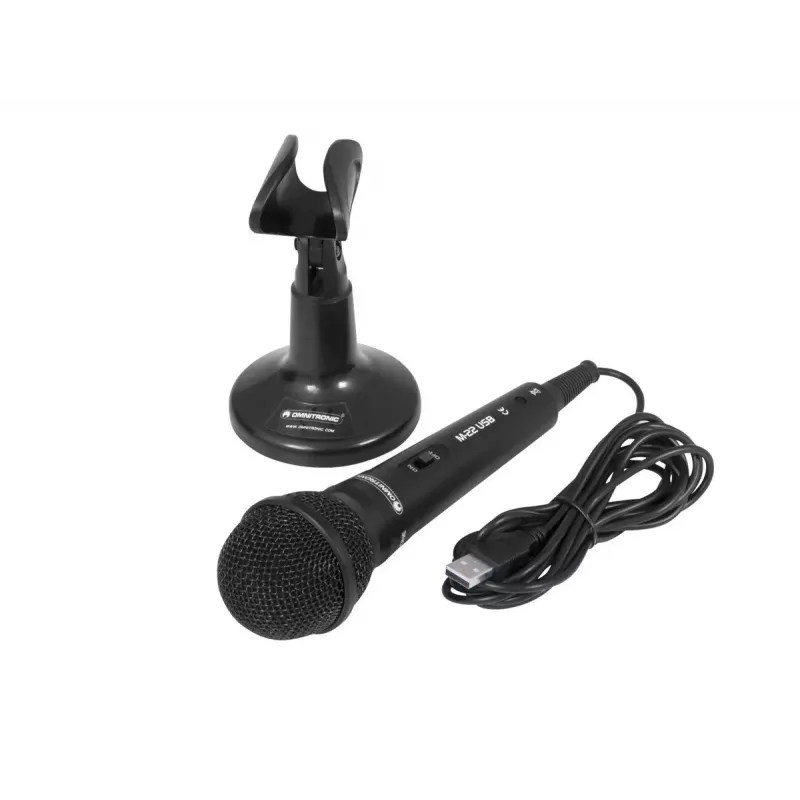 Micrófono de estudio Omnitronic 13000419 negro
