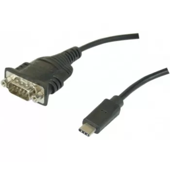 Hypertec 040331-HY cable serie negro USB-C RS-232