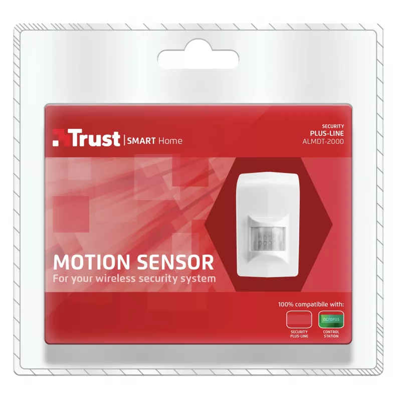 Detector de movimiento de pared inalámbrico Trust ALMDT-2000 blanco