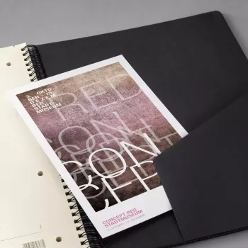 Bloc de notas Sigel CONCEPTUM A4 160 hojas negro