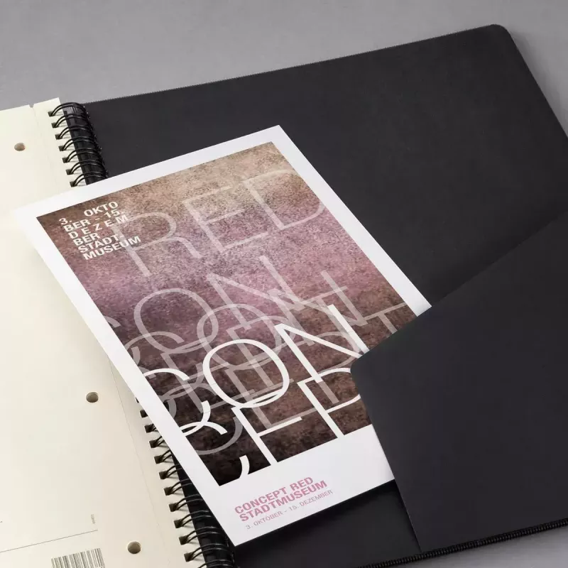 Bloc de notas Sigel CONCEPTUM A4 160 hojas negro