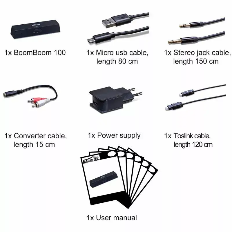 Marmitek BoomBoom 100 Transmisor/receptor de audio Bluetooth (08330)