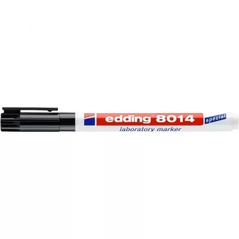 Rotulador permanente Edding 8014 punta redonda negro 1 ud.