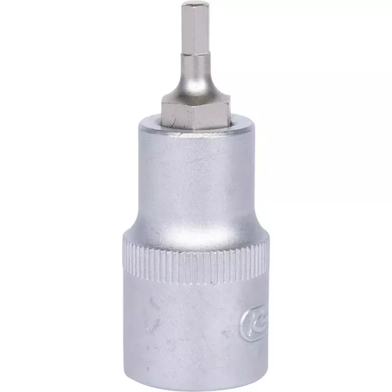 KS Tools 911.1304 vaso de puntas 1/2 pulgada, hexagonal, corto, 4 mm