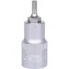 KS Tools 911.1304 vaso de puntas 1/2 pulgada, hexagonal, corto, 4 mm