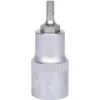 KS Tools 911.1304 vaso de puntas 1/2 pulgada, hexagonal, corto, 4 mm