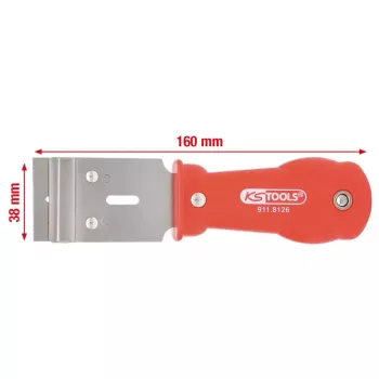 Rascador manual KS Tools 911.8126 longitud 160 mm peso 90 g