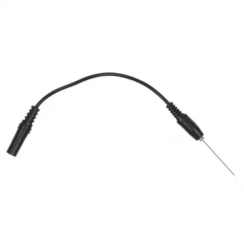 KS Tools 150.1673 Adaptador de hembra de 4 mm a punta de prueba de aguja, negro