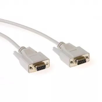 Cable de conexión serie 1:1 ACT 3 metros 9 pines D-Sub hembra – 9 pines D-Sub hembra