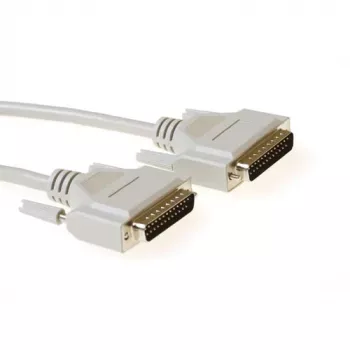 Cable de conexión serie 1:1 ACT 1,8 m 25 pines D-Sub macho – 25 pines D-Sub macho