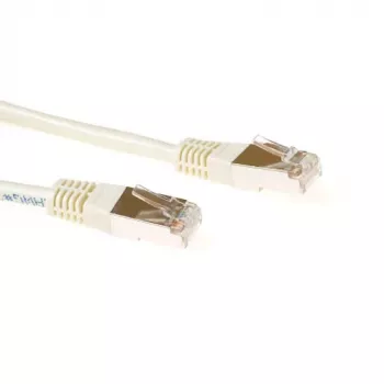 ACT marfil 2 m cable de red F/UTP CAT5E con conectores RJ45