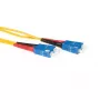 ACT RL3907 cable de conexión de fibra óptica monomodo OS2, 2x SC – 2x SC, 7 m