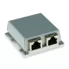 Toma de conexión de superficie blindada ACT FA7004, 2 puertos CAT6A