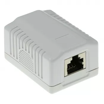 Carcasa de apantallamiento de superficie ACT FA7005 — 1 puerto, Cat6A