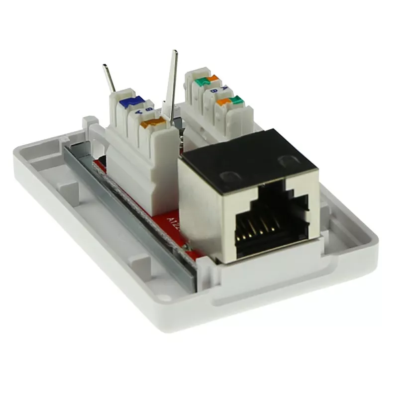 Carcasa de apantallamiento de superficie ACT FA7005 — 1 puerto, Cat6A