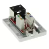 Carcasa de apantallamiento de superficie ACT FA7005 — 1 puerto, Cat6A