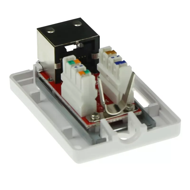 Carcasa de apantallamiento de superficie ACT FA7005 — 1 puerto, Cat6A