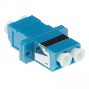 Adaptador de fibra óptica ACT LC dúplex monomodo OS2, LC/LC, azul, monomodo, OS2, 1 unidad