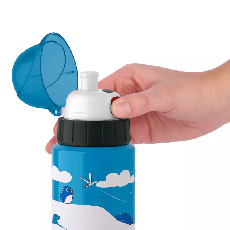 Botella de bebida EMSA DRINK2GO 518359 uso diario 400 ml acero inoxidable azul