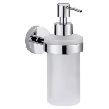 Dispensador de jabón TESA Smooz 0,2 L plateado blanco