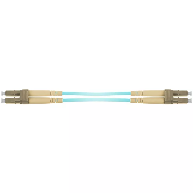 ACT 1 m Multimodo 50/125 OM3 Dúplex cable de parcheo de fibra óptica blindado con conectores LC