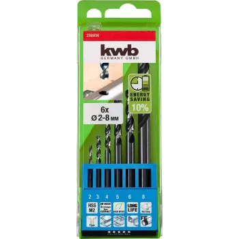 Juego de brocas KWB 258806 6 uds. giro a la derecha