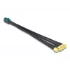 DeLOCK 90142 cable coaxial 0,2 m Mini FAKRA Z 4 x SMA negro