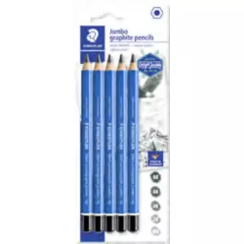 Lápiz Staedtler Mars Lumograph Jumbo Multi 5 pcs