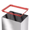 Papelera rectangular con tapa basculante L Hailo Big-Box